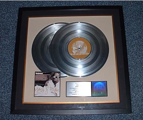 Mary J Blige Share My World award disc US MJBAWSH236509