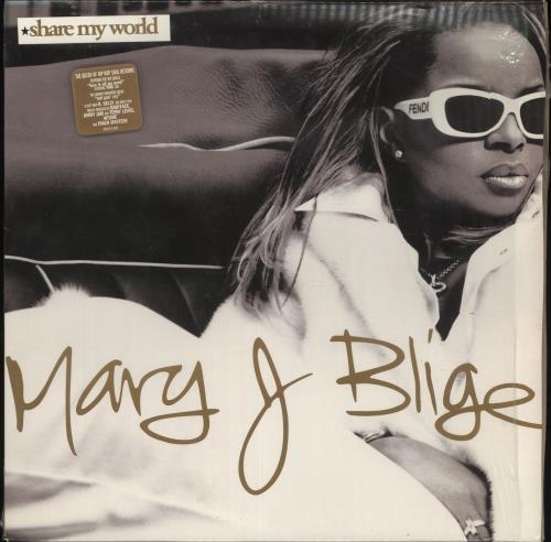 Mary J Blige Share My World 2-LP vinyl record set (Double LP Album) US MJB2LSH715601