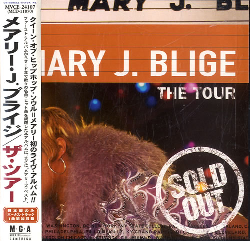Mary J Blige The Tour CD album (CDLP) Japanese MJBCDTH614653