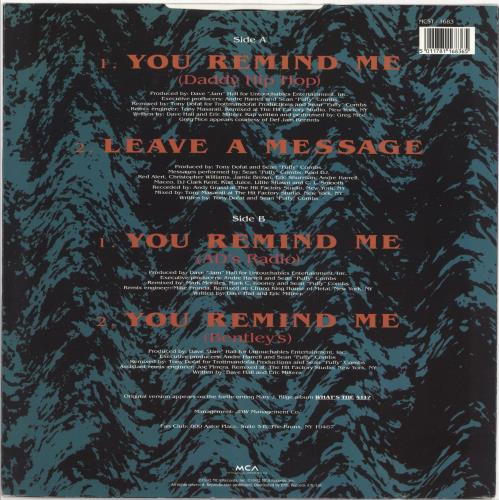 Mary J Blige You Remind Me 12" vinyl single (12 inch record / Maxi-single) UK MJB12YO720138