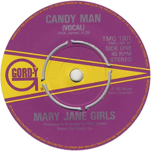 Mary Jane Girls Candy Man 7" vinyl single (7 inch record / 45) UK MJG07CA409093