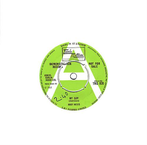 Mary Wells My Guy 7" vinyl single (7 inch record / 45) UK MRW07MY348986