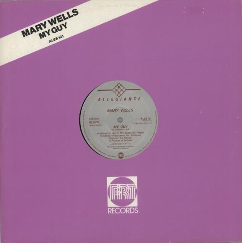 Mary Wells My Guy 12" vinyl single (12 inch record / Maxi-single) UK MRW12MY498196