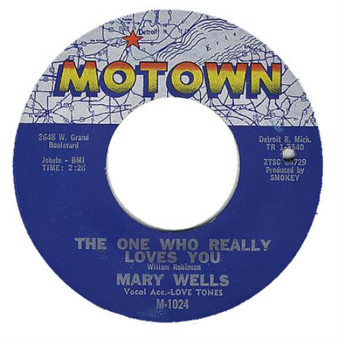 Mary Wells The One Who Really Loves You 7" vinyl single (7 inch record / 45) US MRW07TH406390