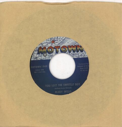 Mary Wells You Lost The Sweetest Boy 7" vinyl single (7 inch record / 45) US MRW07YO749624