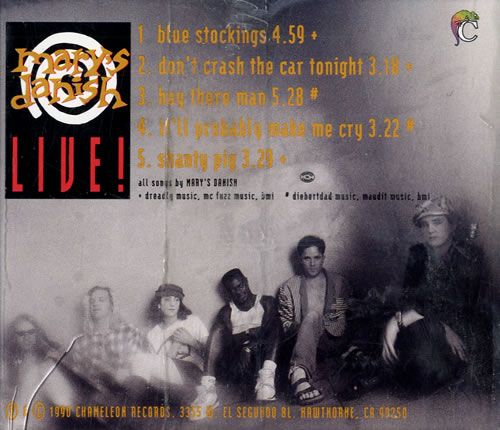 Mary's Danish Live CD album (CDLP) US NM5CDLI561507