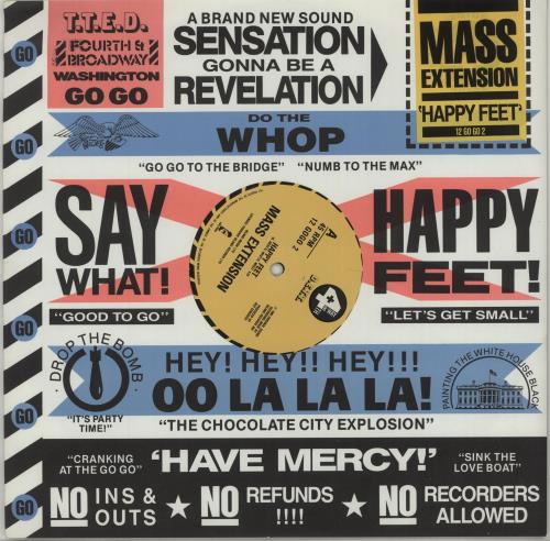 Mass Extension Happy Feet 12" vinyl single (12 inch record / Maxi-single) UK O1S12HA675045
