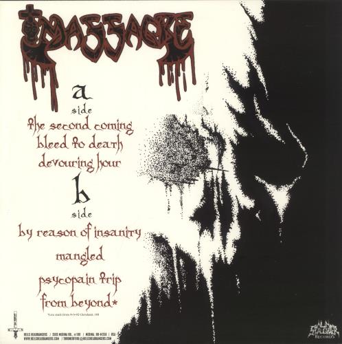 Massacre The Second Coming vinyl LP album (LP record) US 155LPTH891242