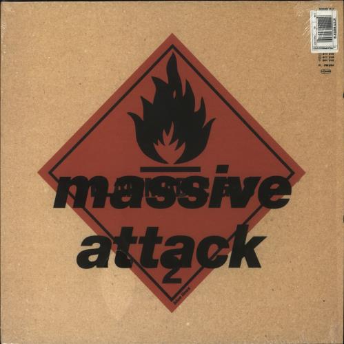 Massive Attack Blue Lines - 3rd vinyl LP album (LP record) UK M-ALPBL681253