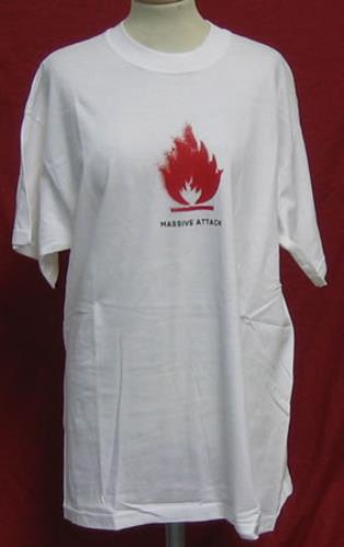Massive Attack Flame T-Shirt - Large t-shirt UK M-ATSFL389344