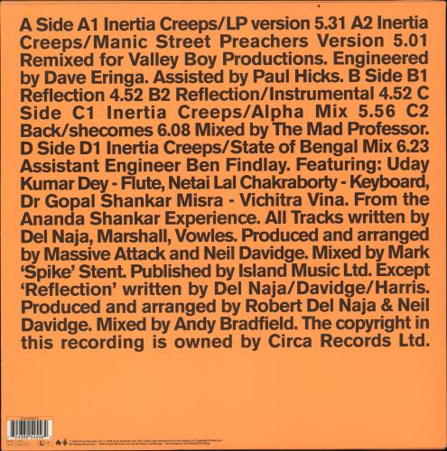 Massive Attack Inertia Creeps - Double Pack 12" vinyl single (12 inch record / Maxi-single) UK M-A12IN124031