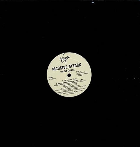 Massive Attack Inertia Creeps 12" vinyl single (12 inch record / Maxi-single) US M-A12IN132094
