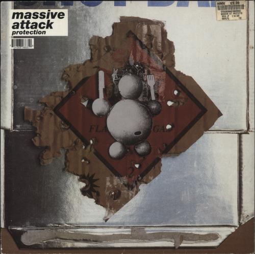 Massive Attack Protection - 1st - VG vinyl LP album (LP record) UK M-ALPPR804436
