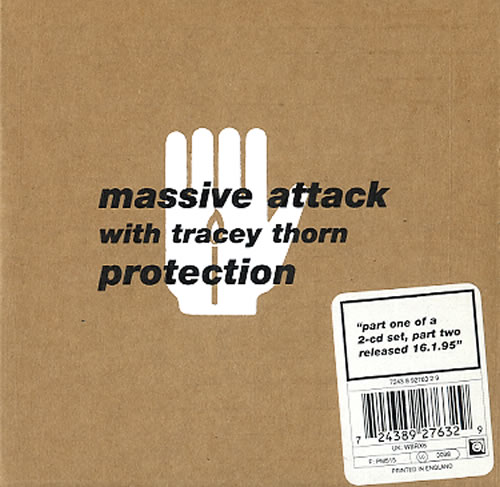Massive Attack Protection - 2-CD cardboard pack with Sticker 2-CD single set (Double CD single) UK M-A2SPR152978
