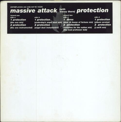 Massive Attack Protection - Double Pack 12" vinyl single (12 inch record / Maxi-single) UK M-A12PR56369