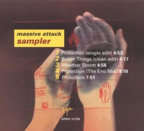 Massive Attack Sampler CD single (CD5 / 5") US M-AC5SA112396