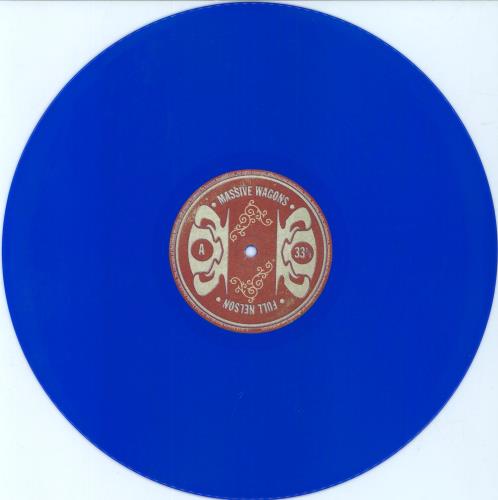 Massive Wagons Full Nelson - Blue Vinyl + Shrink vinyl LP album (LP record) UK 3C9LPFU798549
