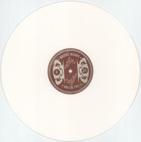 Massive Wagons Full Nelson - White Vinyl + Shrink - Autographed Print vinyl LP album (LP record) UK 3C9LPFU875063