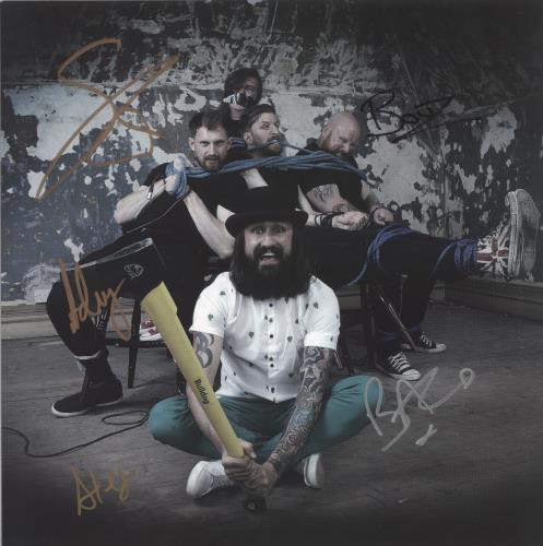 Massive Wagons Full Nelson - White Vinyl + Shrink - Autographed Print vinyl LP album (LP record) UK 3C9LPFU875063
