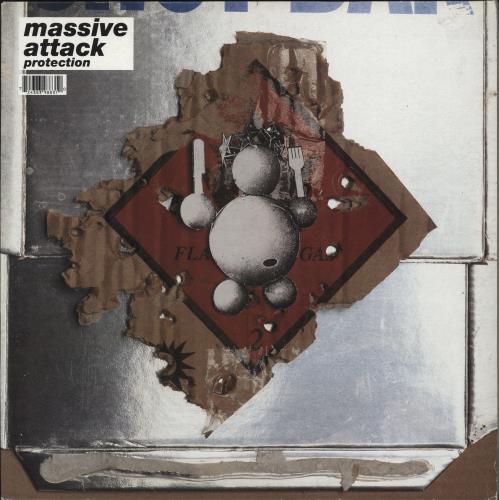 Massive Attack Protection - EX vinyl LP album (LP record) UK M-ALPPR97450