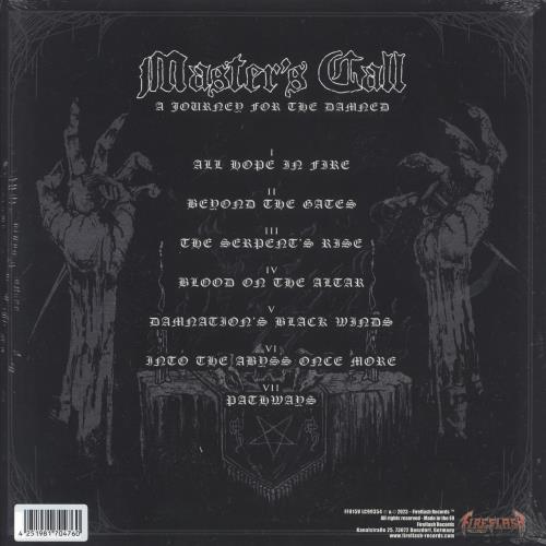 Master's Call A Journey For The Damned - Sealed - 180g - Red & Blue Marbled Vinyl vinyl LP album (LP record) German 6W9LPAJ828663