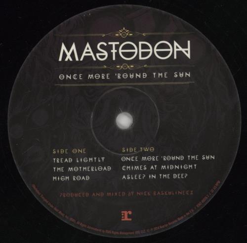 Mastodon Once More 'Round The Sun 2-LP vinyl record set (Double LP Album) UK MS62LON863327