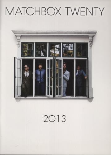 Matchbox 20 2013 Tour tour programme US MBXTRTO871155
