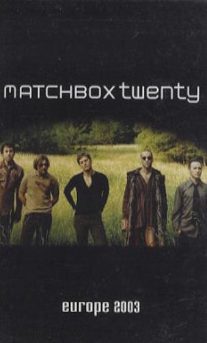 Matchbox 20 Europe 2003 Itinerary US MBXITEU434390