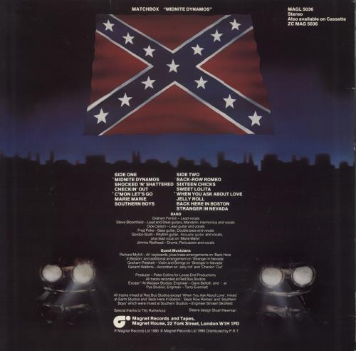 Matchbox Midnite Dynamos - hype stickered p/s vinyl LP album (LP record) UK MTXLPMI793032