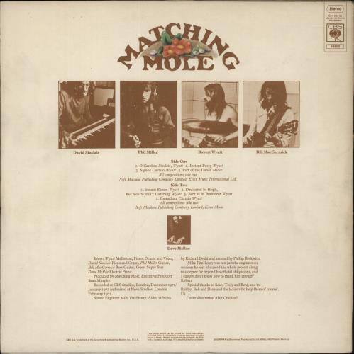Matching Mole Matching Mole - 1st vinyl LP album (LP record) UK MTMLPMA142170