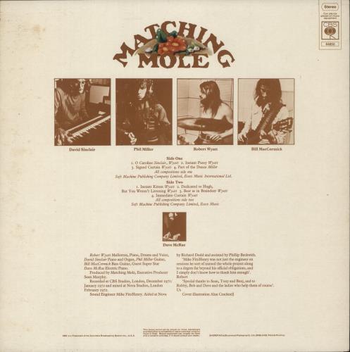 Matching Mole Matching Mole - 2nd vinyl LP album (LP record) UK MTMLPMA315147