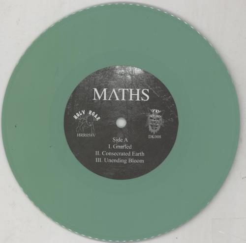 Maths Ascent - Green Vinyl 7" vinyl single (7 inch record / 45) UK 2G207AS756755