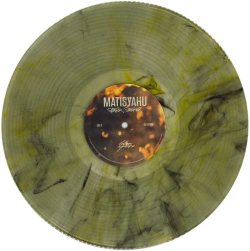 Matisyahu Spark Seeker - Clear Yellow & Black Marbled Vinyl 2-LP vinyl record set (Double LP Album) US MU92LSP852482