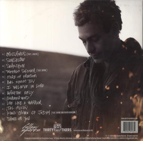 Matisyahu Spark Seeker - Clear Yellow & Black Marbled Vinyl 2-LP vinyl record set (Double LP Album) US MU92LSP852482