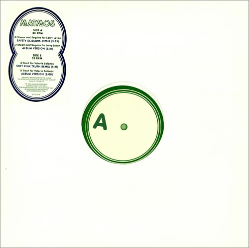 Matmos Steam And Sequins For Larry Levan 12" vinyl single (12 inch record / Maxi-single) US MA612ST460083