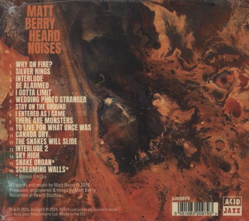Matt Berry Heard Noises - Sealed CD album (CDLP) UK O5VCDHE857682