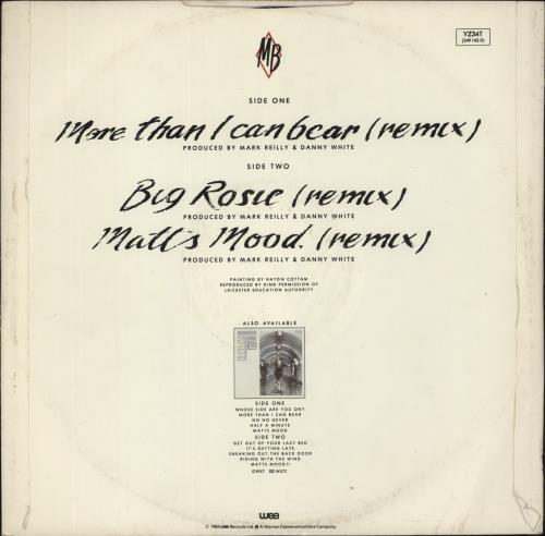 Matt Bianco More Than I Can Bear - Remix 12" vinyl single (12 inch record / Maxi-single) UK MTB12MO258390