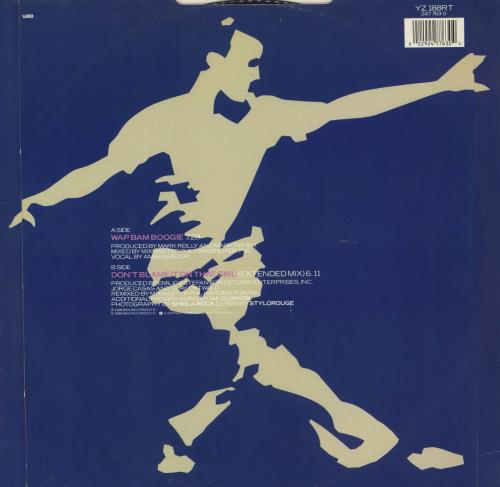 Matt Bianco Wap Bam Boogie + P/S 12" vinyl single (12 inch record / Maxi-single) UK MTB12WA195911