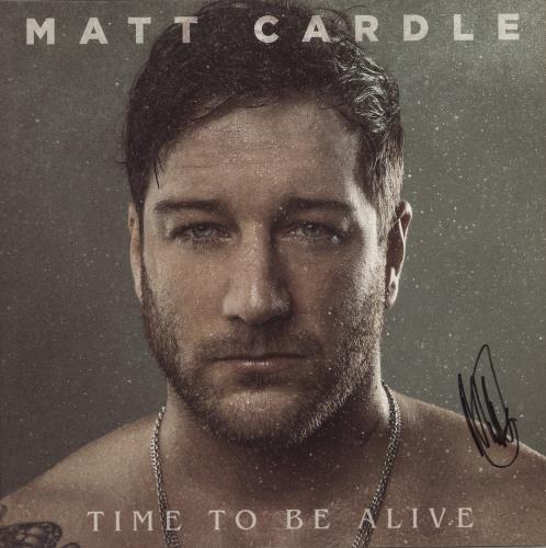 Matt Cardle Time To Be Alive - Autographed 2-LP vinyl record set (Double LP Album) UK M8-2LTI886871