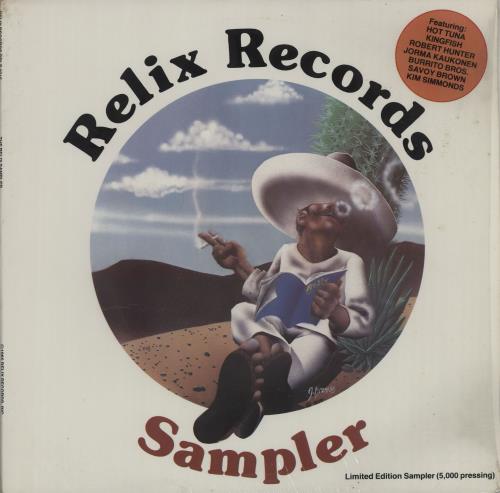 Matt Kelly Relix Records Sampler vinyl LP album (LP record) US MF7LPRE663074