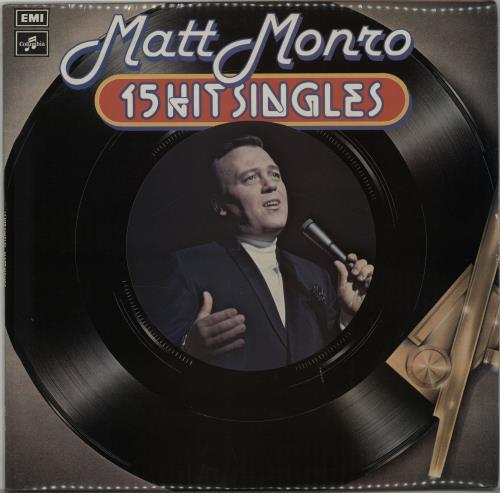 Matt Monro 15 Hit Singles vinyl LP album (LP record) UK MTNLPHI648948
