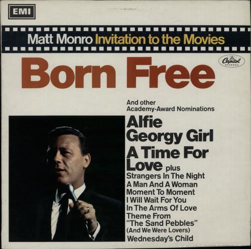 Matt Monro Invitation To The Movies - lime green label vinyl LP album (LP record) UK MTNLPIN642956