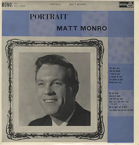 Matt Monro Portrait vinyl LP album (LP record) UK MTNLPPO384618