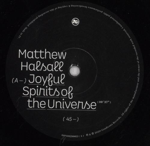 Matthew Halsall Joyful Spirits Of The Universe 12" vinyl single (12 inch record / Maxi-single) UK OKZ12JO845293