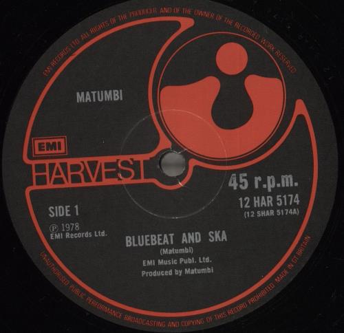 Matumbi Bluebeat & Ska 12" vinyl single (12 inch record / Maxi-single) UK MG812BL705664
