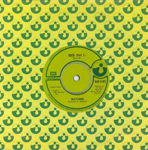Matumbi Rock 7" vinyl single (7 inch record / 45) UK MG807RO566755