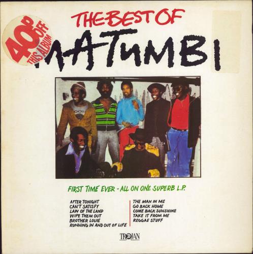 Matumbi The Best Of vinyl LP album (LP record) UK MG8LPTH770138