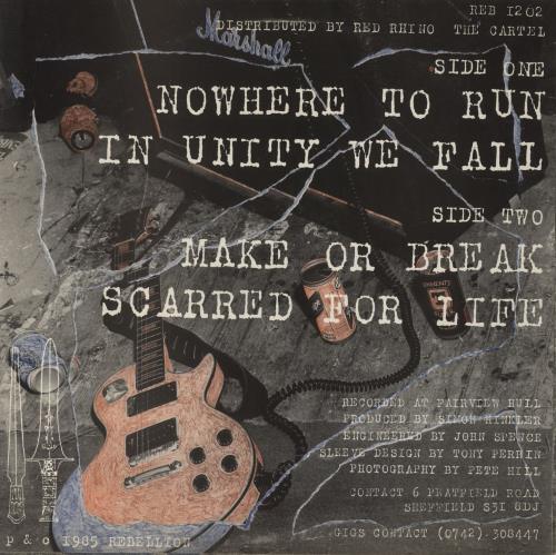 Mau Maus Nowhere To Run 12" vinyl single (12 inch record / Maxi-single) UK 8A512NO863302