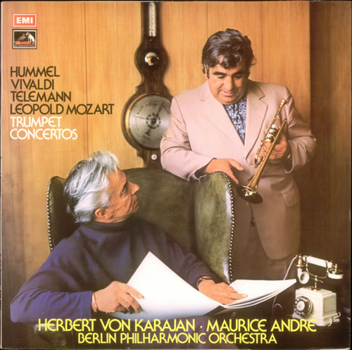 Maurice Andr� Trumpet Concertos vinyl LP album (LP record) UK N2-LPTR530932
