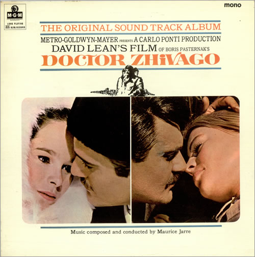Maurice Jarre Doctor Zhivago vinyl LP album (LP record) UK MJALPDO490176